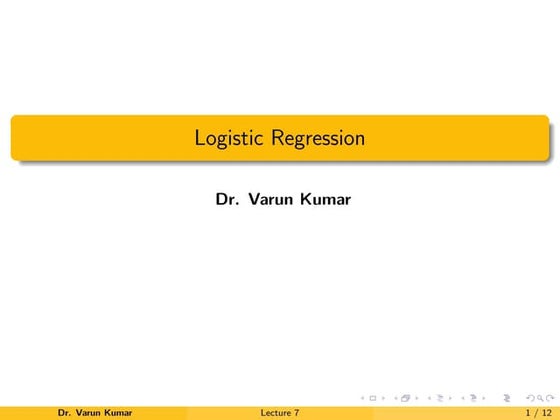 Logistic regression