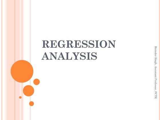 Regression Analysis