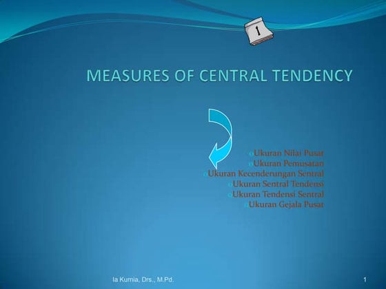 Measures of central tendency