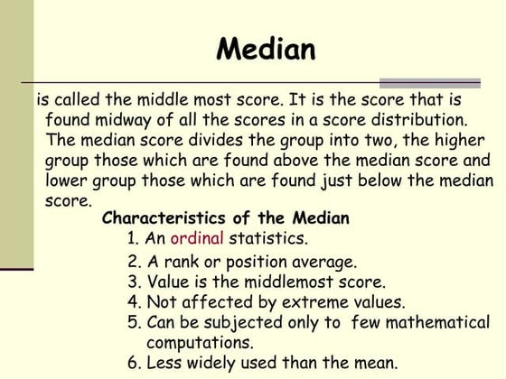 Median