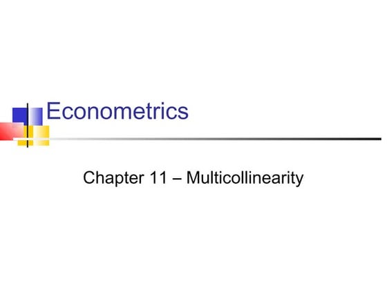 Multicollinearity