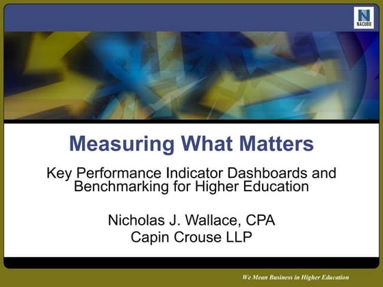 Nacubo Heaf Speech On Dashboards