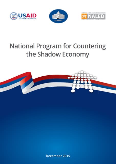 National program for countering shadow economy in Serbia