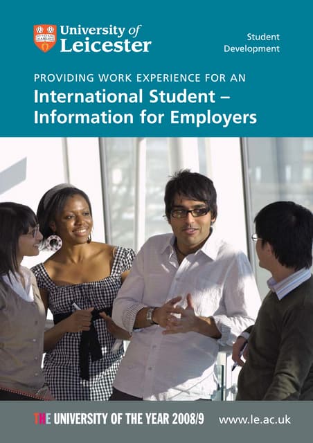 International Student – Information for Employers