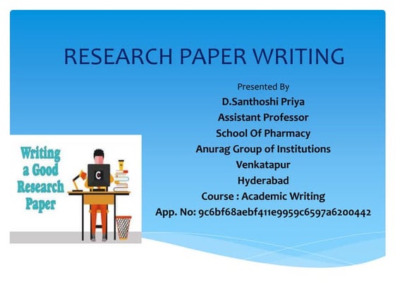 Research Paper Writing