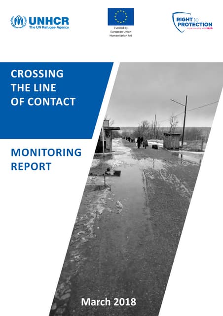 Crossing the Line of Contact - Monitoring Report, March 2018