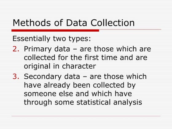 Rm   5   Methods Of Data Collection