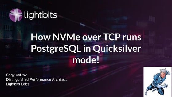 stackconf 2025 | How NVMe over TCP runs PostgreSQL in Quicksilver mode! by Sa...