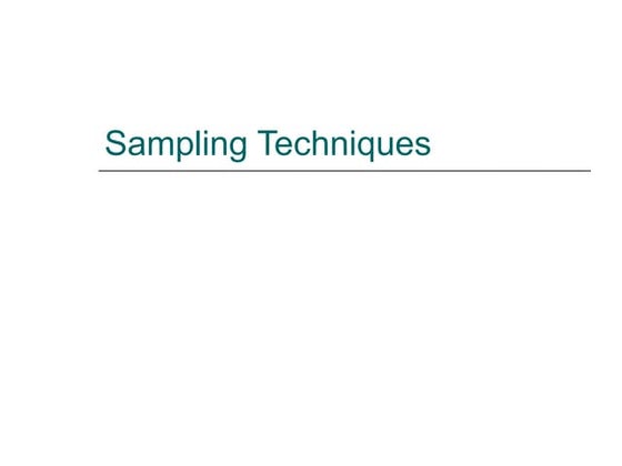 Sampling Techniques Fatima M. Limbaga .ppt