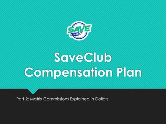 SaveClub Matrix Commissions Explained | Real Passive Income with the 2x16 Com...