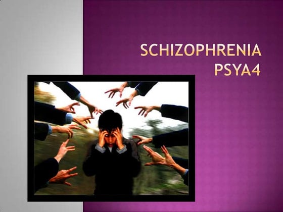 Schizophrenia and diagnosis by Angeline David