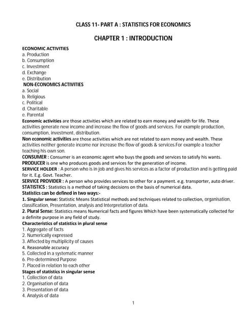 Economics Class 11 Model Paper Study Well