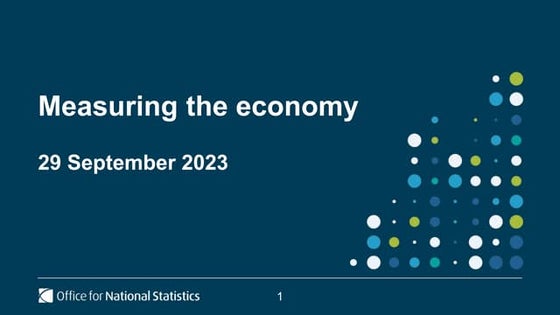 SlideShare Measuring the Economy Slidepack - 29 September 2023
