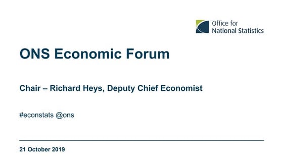 Economic Forum 21 October 2019