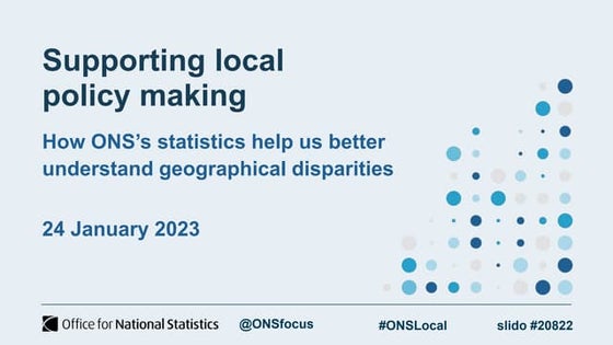 Supporting local policy making