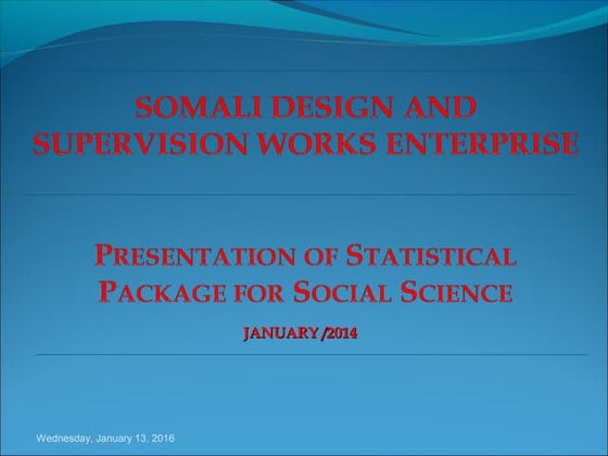 Spps training presentation 1