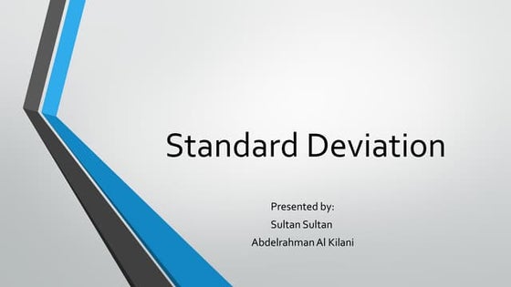 Standard deviation
