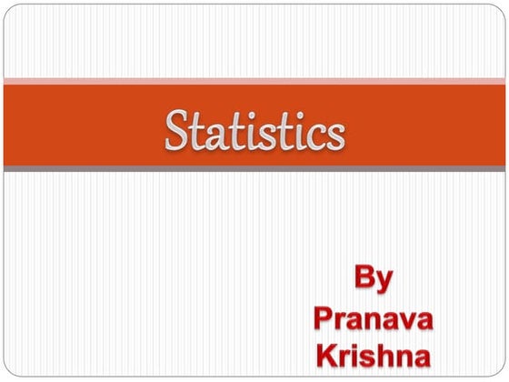 Statistics