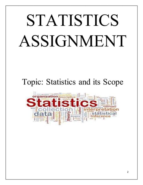 Statistics assignment
