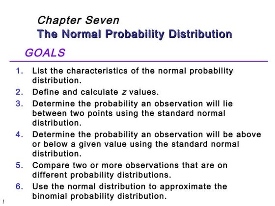 Statistik 1 6 distribusi probabilitas normal