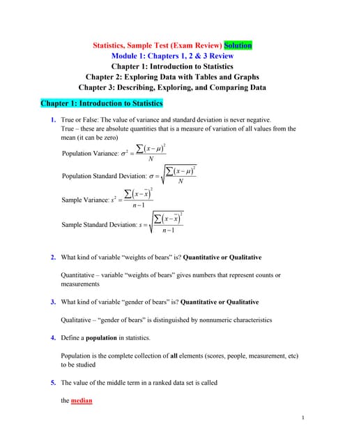 Practice Test 1 solutions  