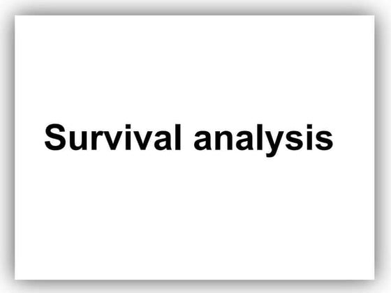 Survival Analysis Lecture.ppt