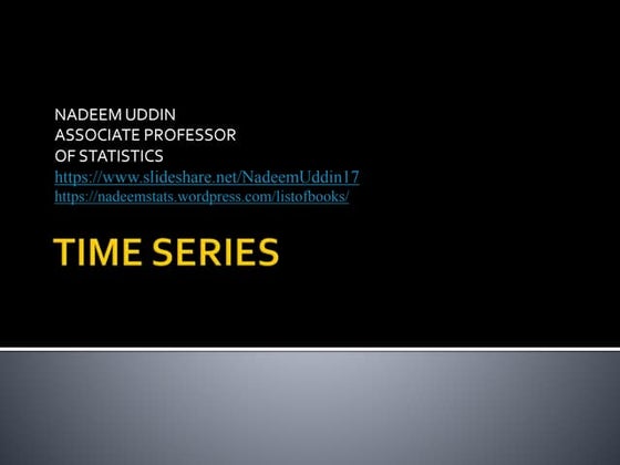 Time series