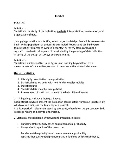Unit 1 Introduction