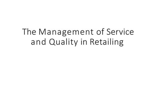 UNIT 3 magmt SERVICE & QUALITY.pptx 8sem