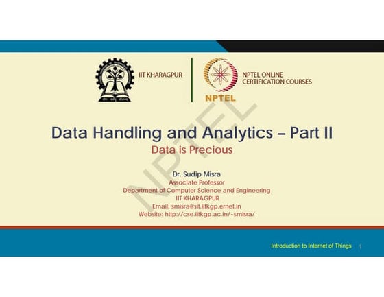 Week 12 Lecture Material DATA and Analytics