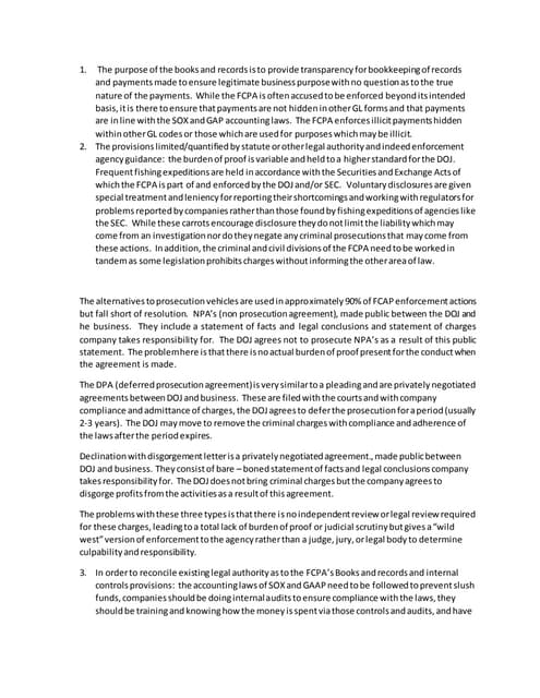 FCPA Week 6