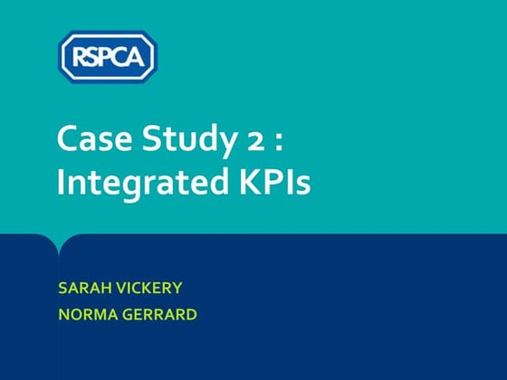 Integrated KPIs. Stats that matter workshop.