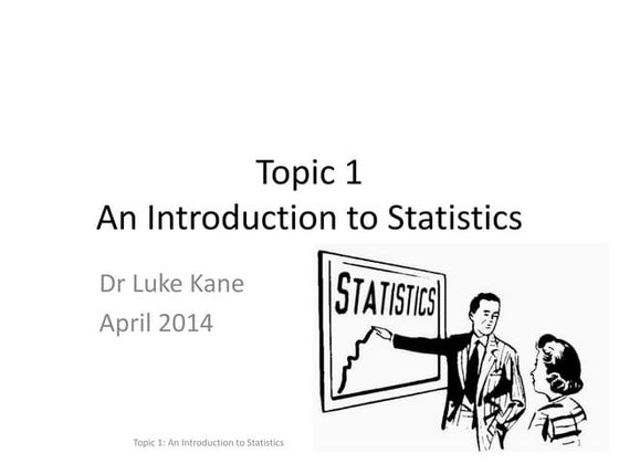 Statistics for the Health Scientist: Basic Statistics I