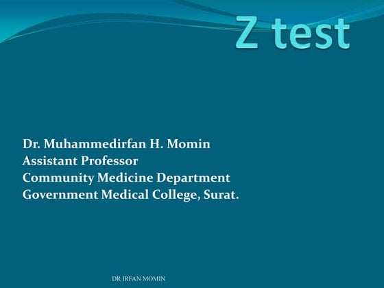 Z test